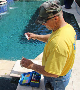 pool chemical testing and pool cleaning in plant city fl